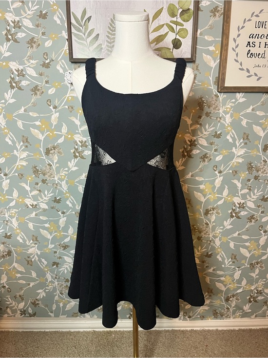 Free People Dresses & Skirts - Free People Black Lace Insert Dress Size Medium